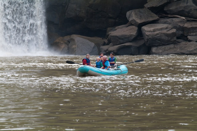 Raft near Cumberland Falls